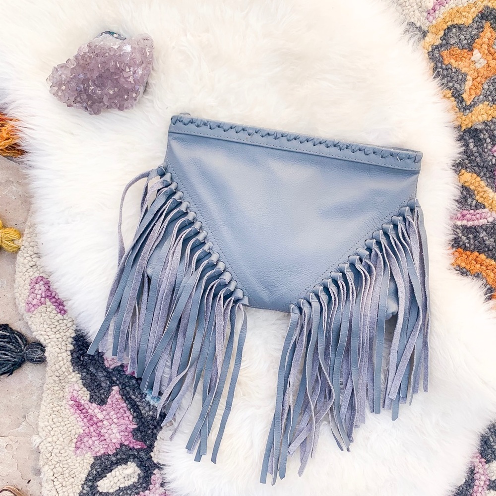 Cleobella Fringe Clutch